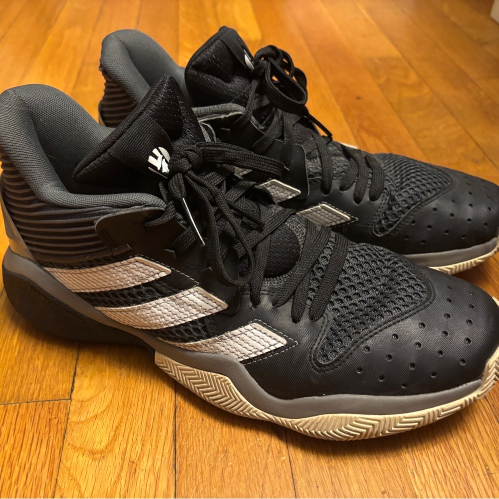 Adidas Men's Black Basketball Shoes